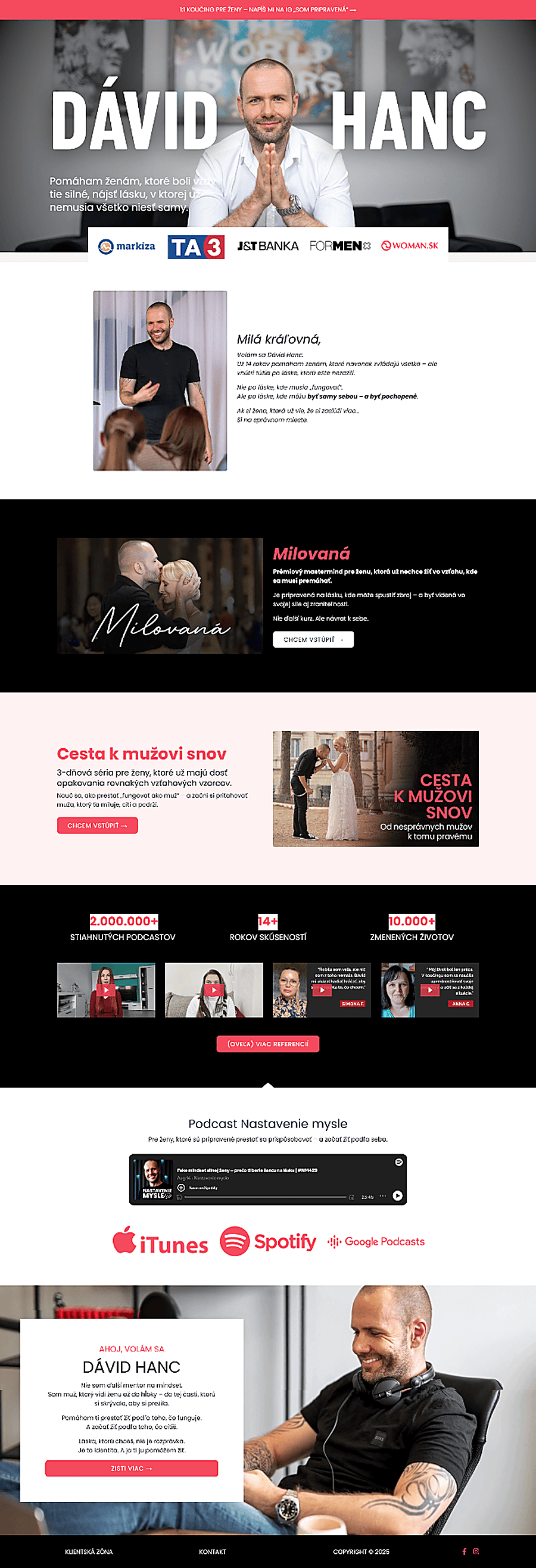 Accounting website design preview