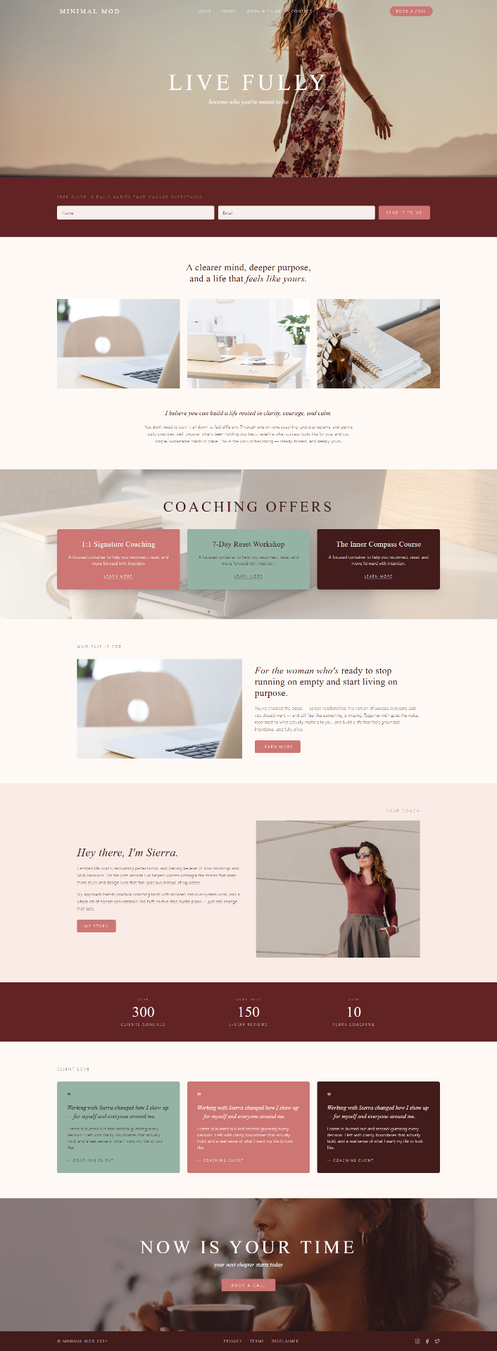 Landscaping website design preview