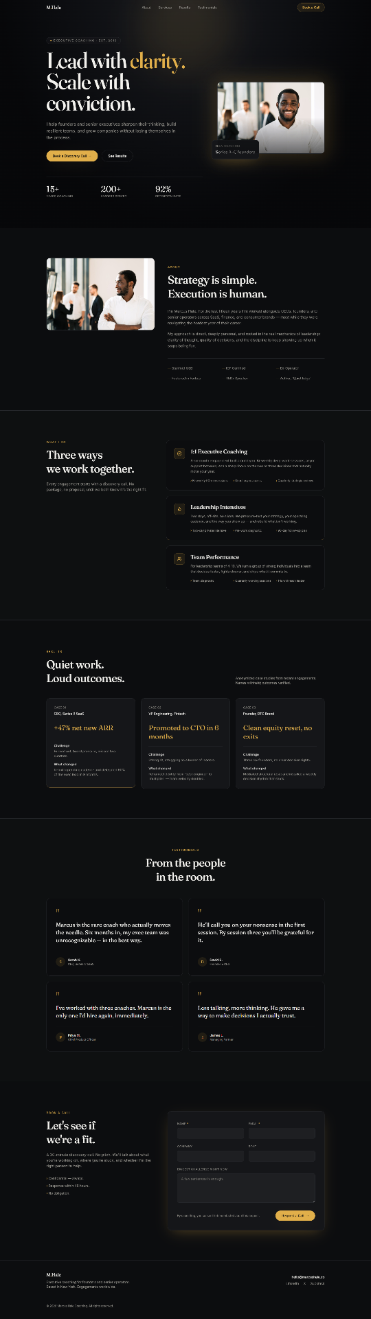 Physical Therapist website design preview
